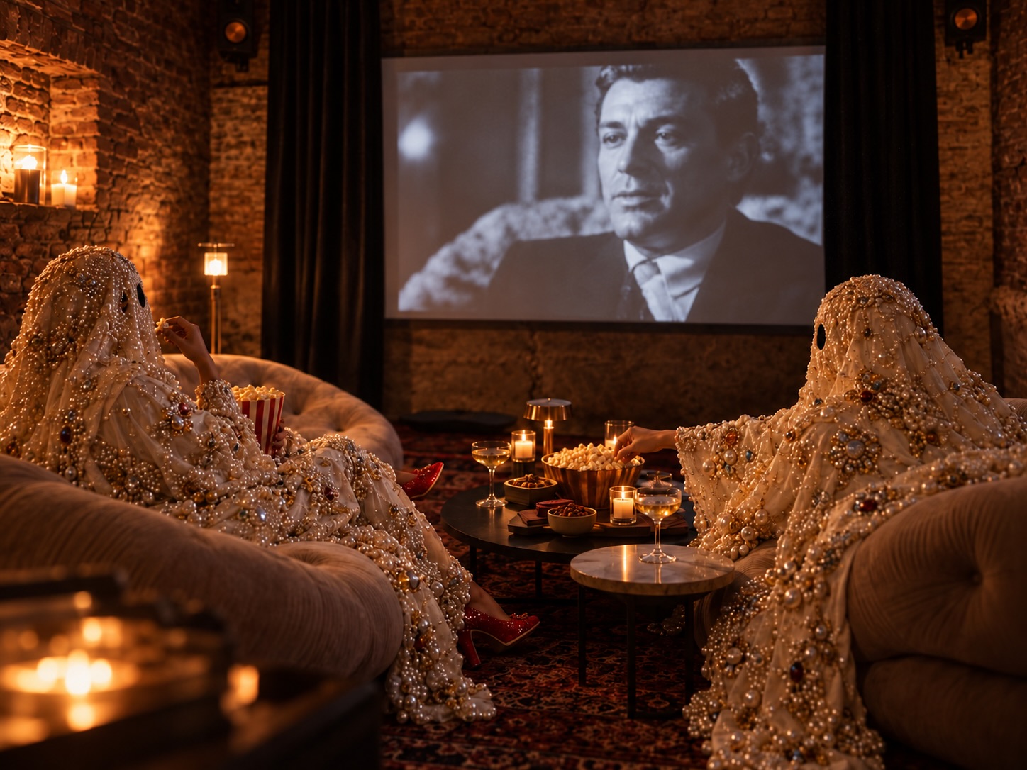 where better to spend a spooky night than at our cinema lounge? 🍿